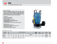 HOJA TECNICA Linea DRA