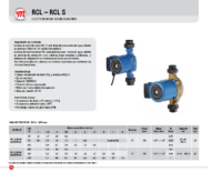 HOJA TECNICA Linea RCL sanitaria