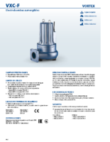 HOJA TECNICA Linea VXC-F