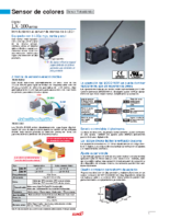 HOJA TECNICA Sensor de color LX-100-3hilos DC