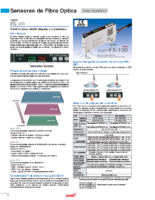 HOJA TECNICA Sensor de fibra optica FX-100-3hilos DC