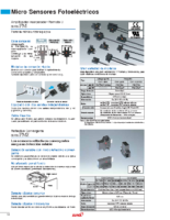 HOJA TECNICA Sensor fotoelectrico miniatura DC PM2-CONECTOR